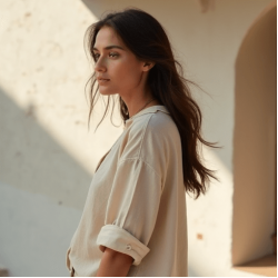 Women's Relaxed V-Neck Shirt