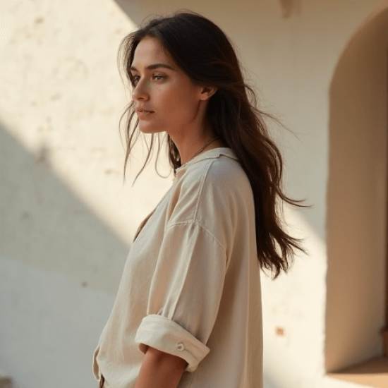 Women's Relaxed V-Neck Shirt