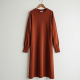 Women's Soft Cotton Long Sleeve Dress