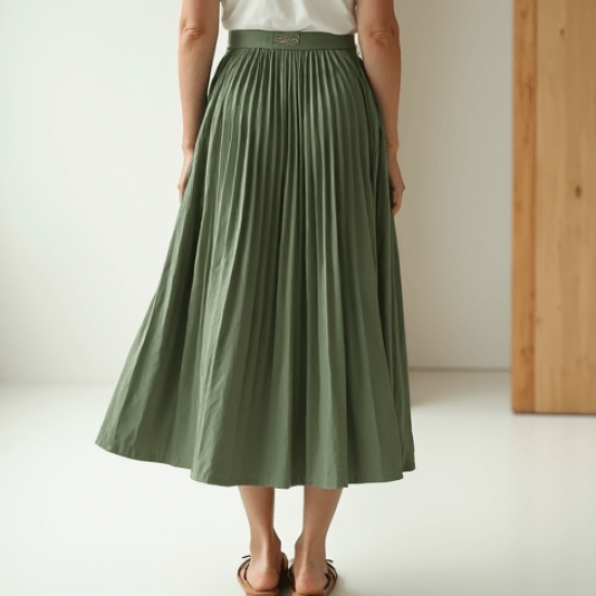Women's Relaxed High Waist A-Line Skirt