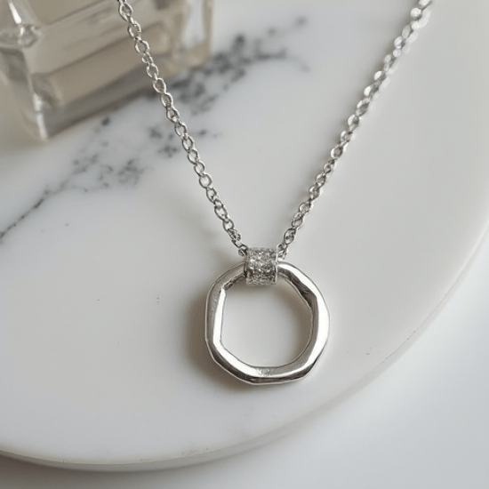 Women's Simple Silver Necklace
