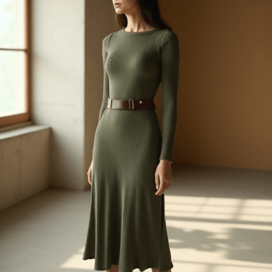 Women's Everyday Crew Neck Dress