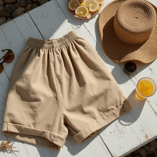 Women's Light High Waist Short Pants