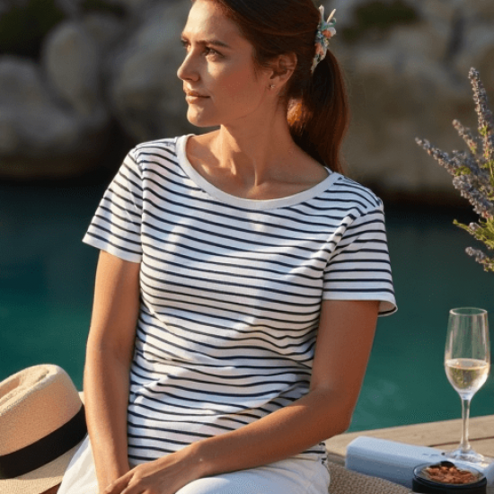 Women's Classic Boat Neck Tee
