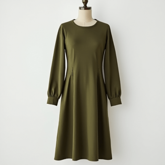 Women's Everyday Round Neck Dress