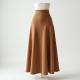 Women's Basic High Waist Flared Skirt