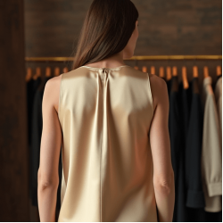 Women's Sleeveless Crew Neck Top