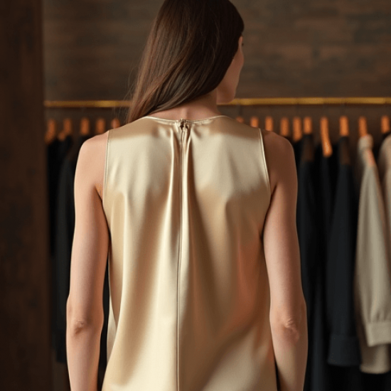 Women's Sleeveless Crew Neck Top