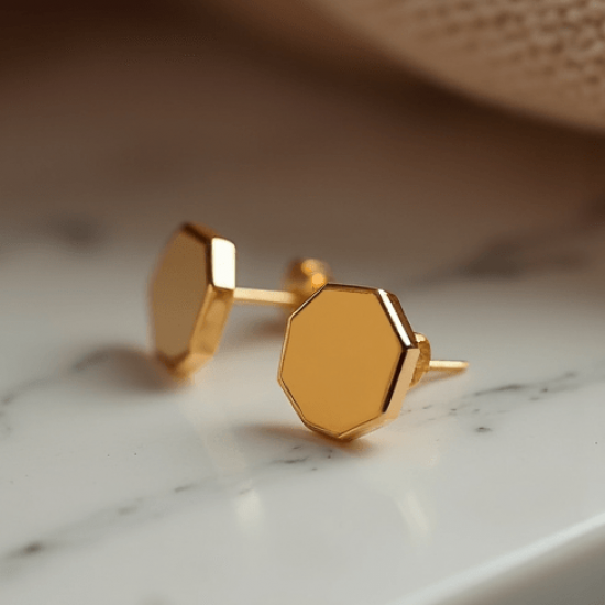 Women's Simple Geometric Studs