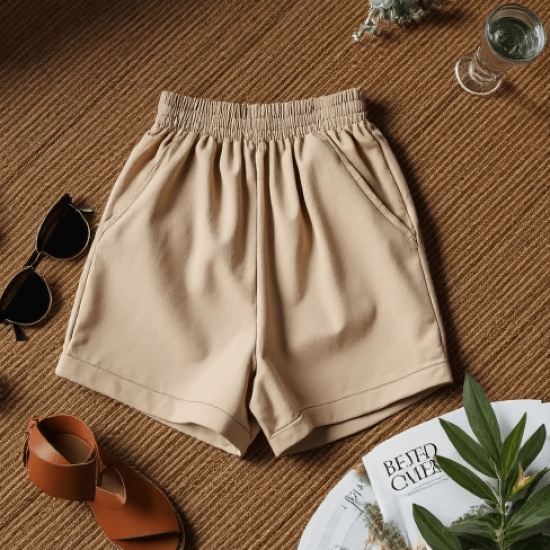Women's Simple High Waist Shorts