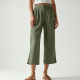 Women's Relaxed High Waist Cropped Pants