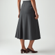 Women's Basic High Waist Flared Skirt