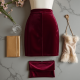 Women's Comfort High Waist Mini Skirt