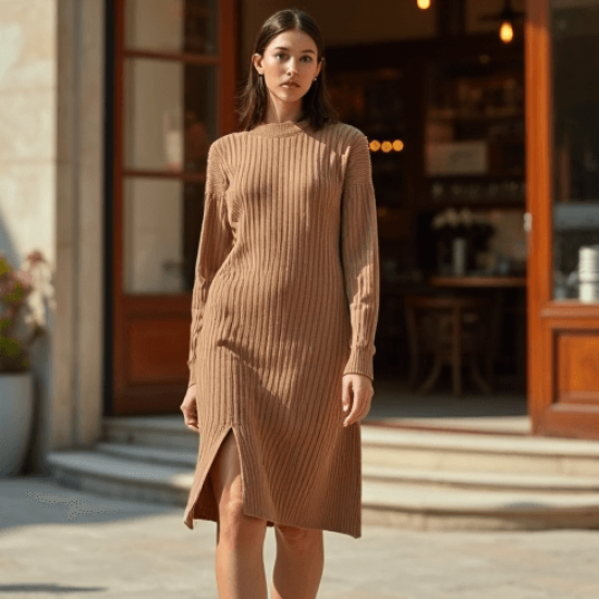 Women's Everyday Crew Neck Dress